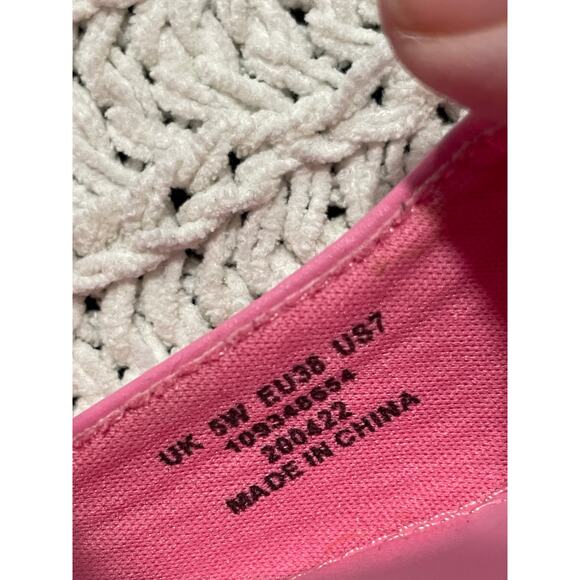 ASOS Design Nightly Pointed Toe Wrap Tie Stiletto Shoes Womens 7 Pink 109348654 - Picture 6 of 11